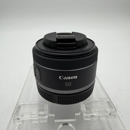 Canon RF 50mm F1.8 STM Camera Lens Black Used - A