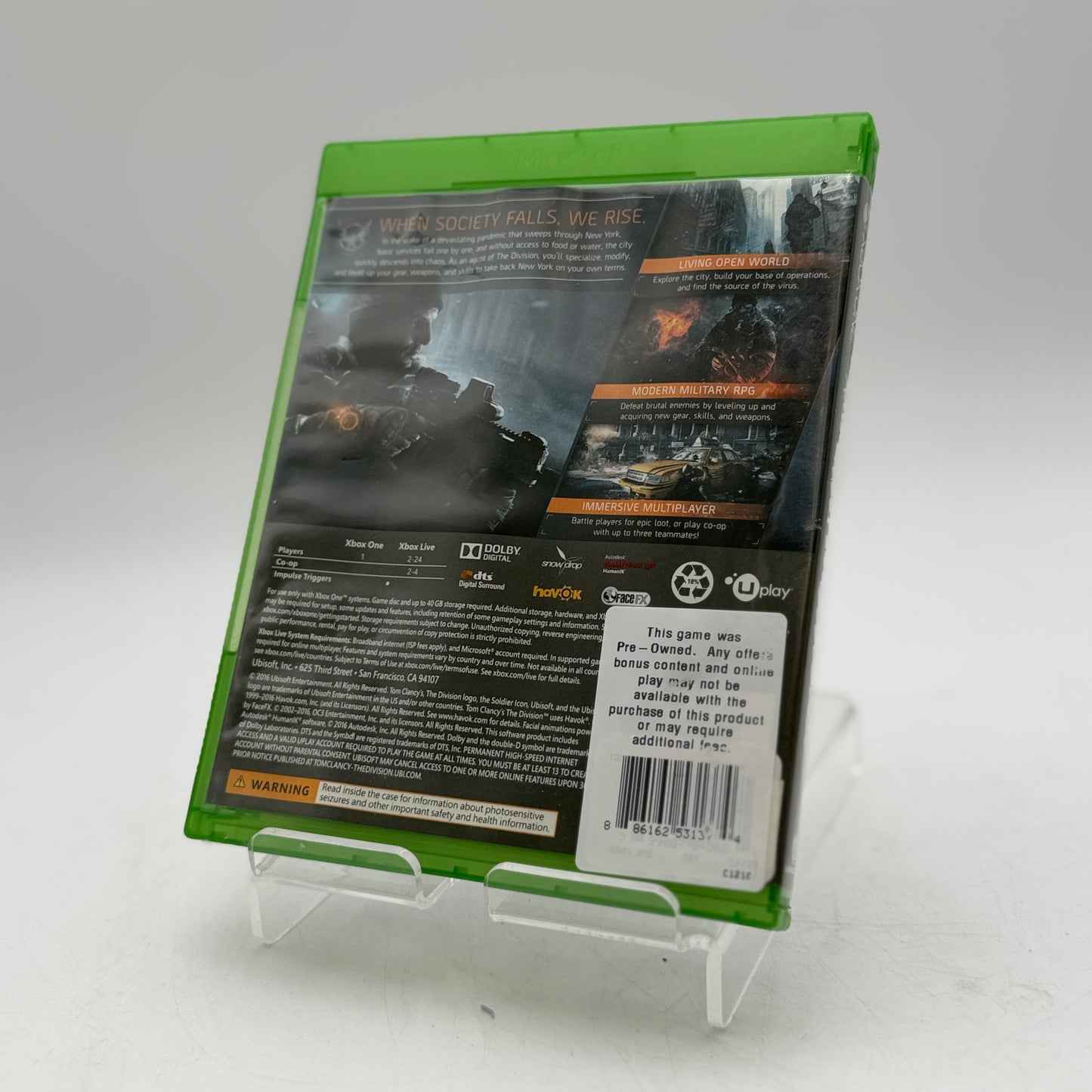 Tom Clancy's The Division for Xbox One