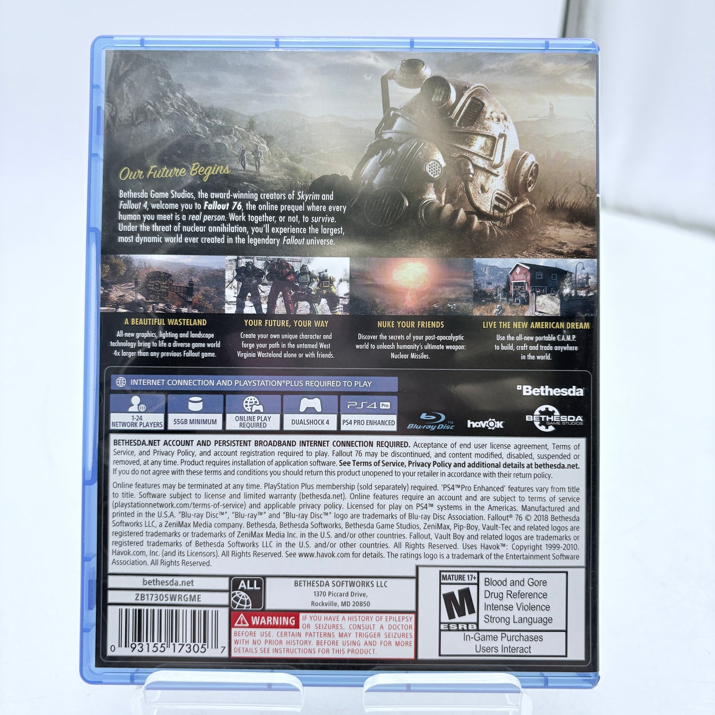 Fallout 76 PlayStation 4 PS4 Complete in Box