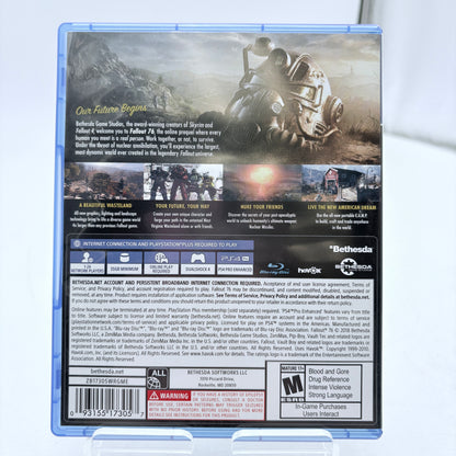 Fallout 76 PlayStation 4 PS4 Complete in Box