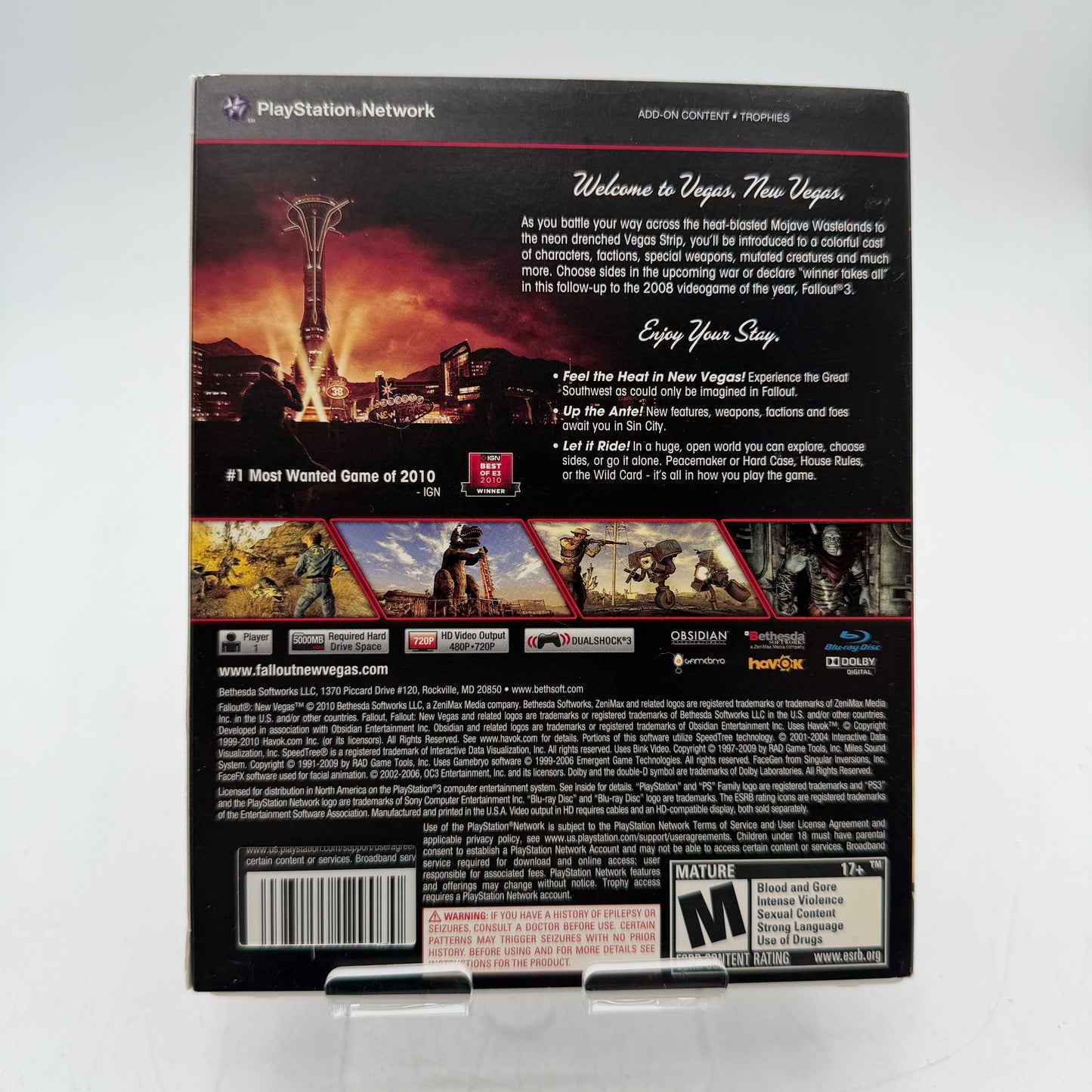 Fallout: New Vegas for PlayStation 3 Video Game PS3 CIB