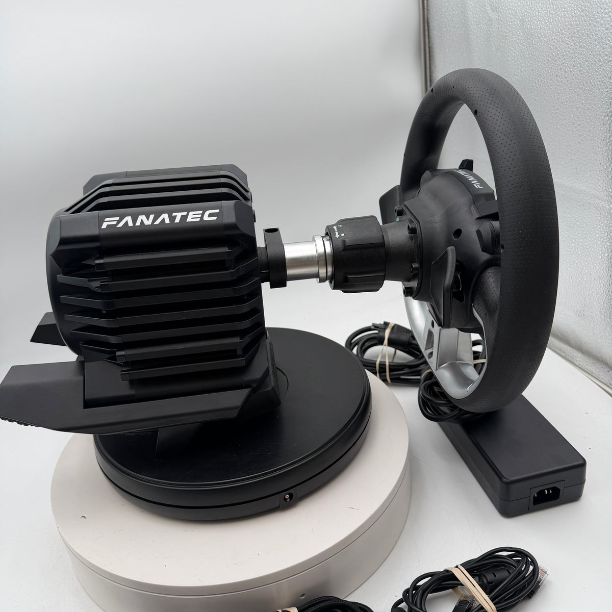 Fanatec GT SW Pro Steering Wheel Bundle with Modded Pedals & Clutch - Black