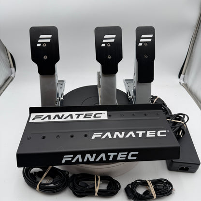 Fanatec GT SW Pro Steering Wheel Bundle with Modded Pedals & Clutch - Black
