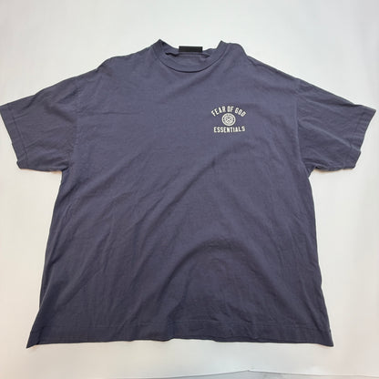 Fear of God ESSENTIALS Marine University Crew Neck T-Shirt Medium Blue