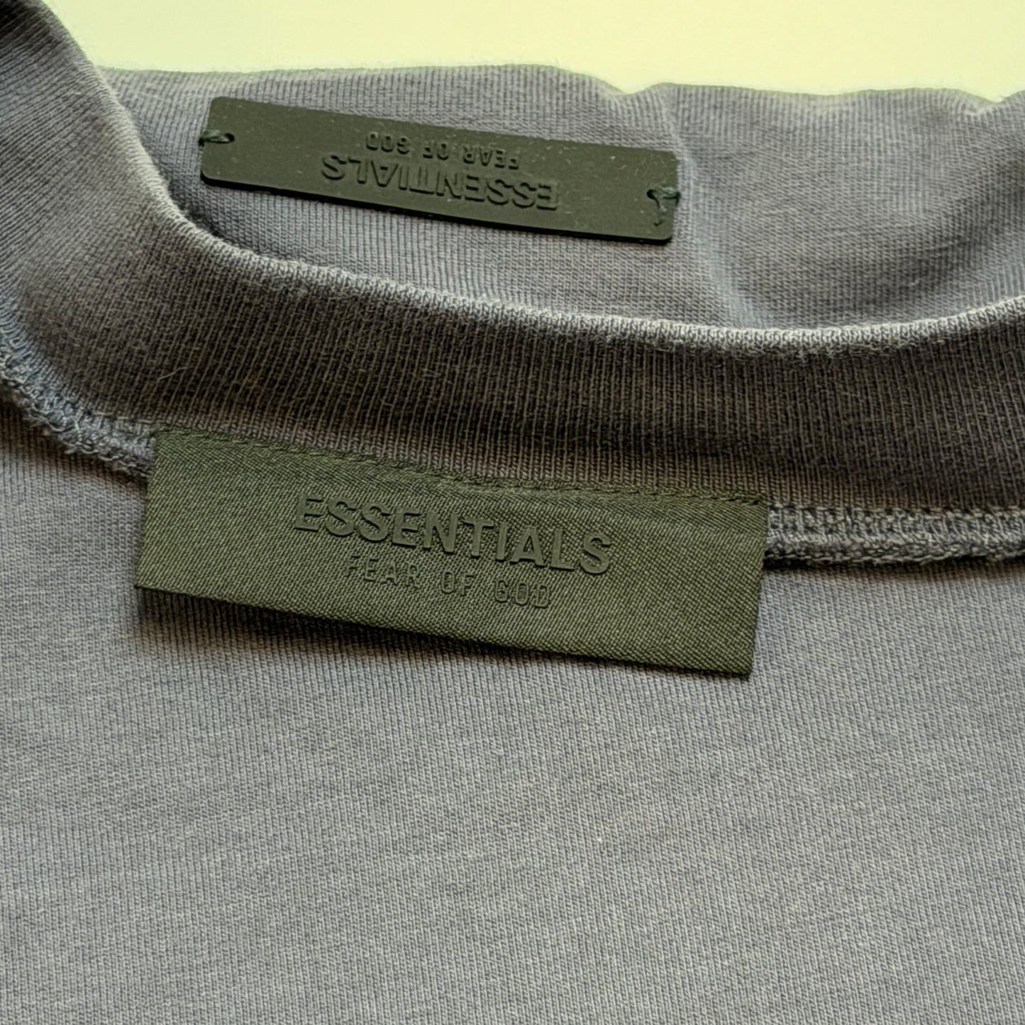 Fear of God ESSENTIALS Marine University Crew Neck T-Shirt Medium Blue