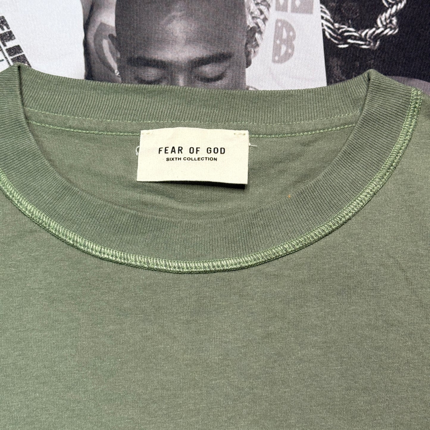 Fear of God 'fg' tee w/ 3m Sixth Collection SZ XL