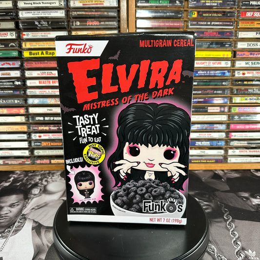 Funko Elvira Mistress of The Dark Cereal W/ Pocket Pop Hot Topic Exclusive