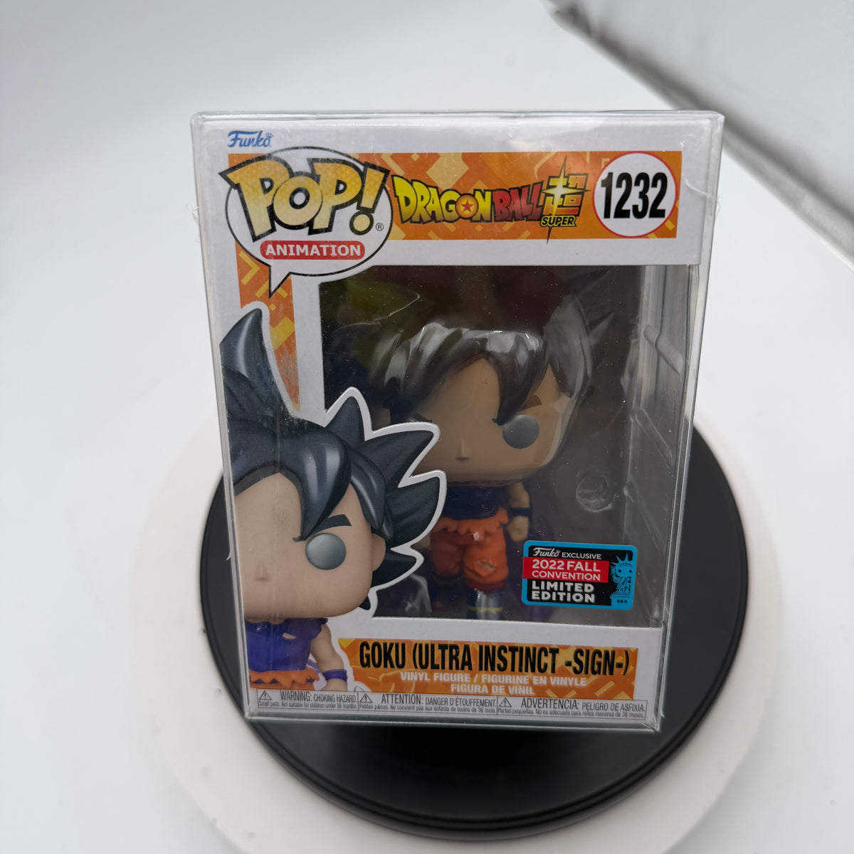 Funko Pop! Animation #1232 Goku Ultra Instinct DragonBall Z NYCC 2022 Exclusive Collectible Figure
