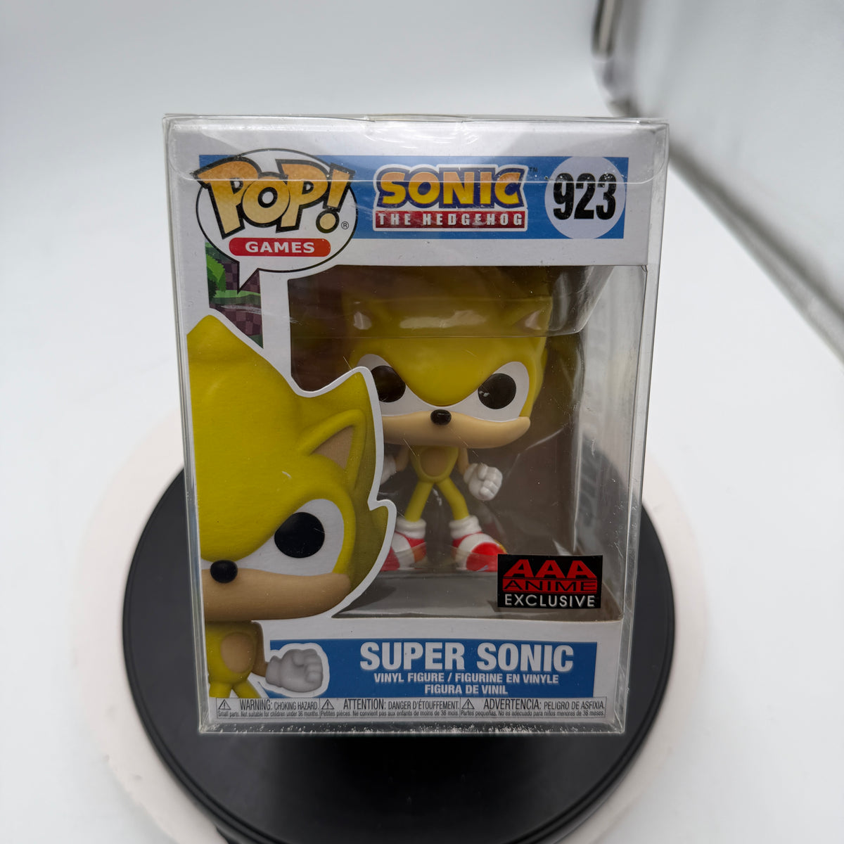 Funko Pop! Games Sonic The Hedgehog Super Sonic #923 AAA Anime Exclusive
