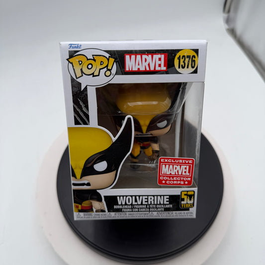 Funko Pop! Marvel Collector Corps Wolverine #1376 Collectible Figure