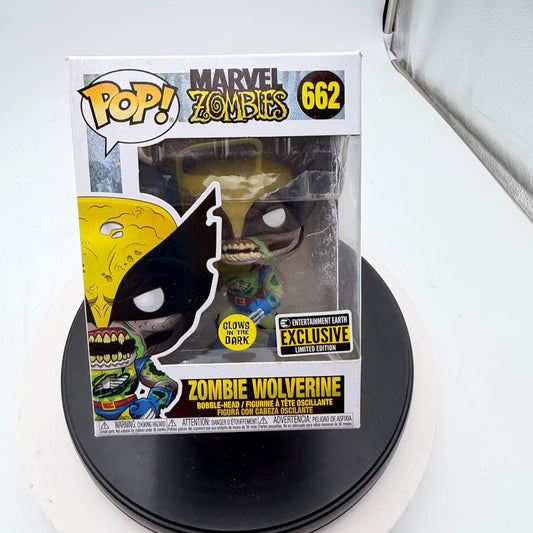 Funko Pop! Marvel Zombies 662 Wolverine Glow in the Dark Collectible Figure