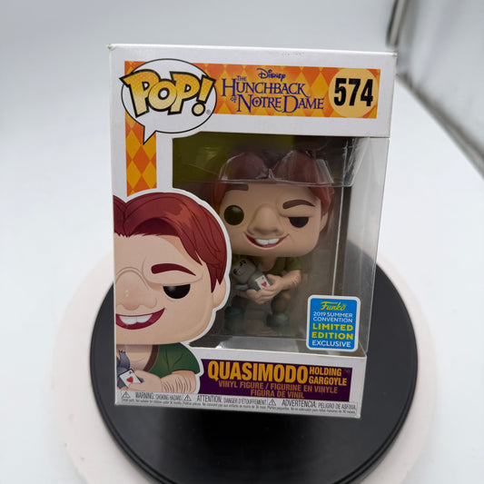 Funko Pop! Quasimodo Holding Gargoyle #574 The Hunchback 2019 Summer Convention Collectible Figure
