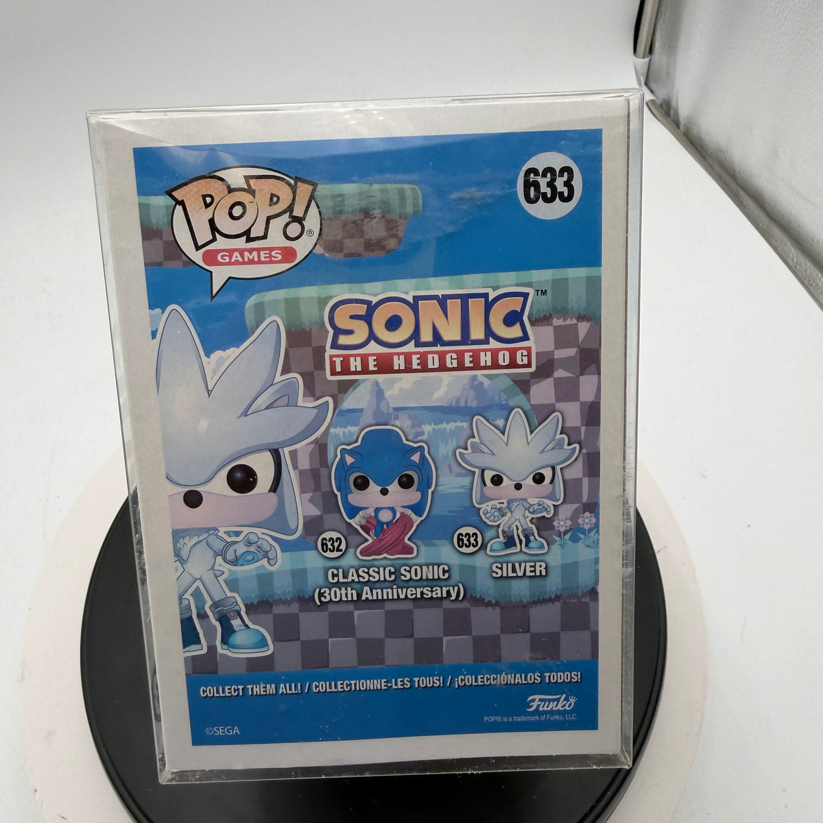 Funko Pop! Sonic the Hedgehog 30th Anniversary Silver Figure #633