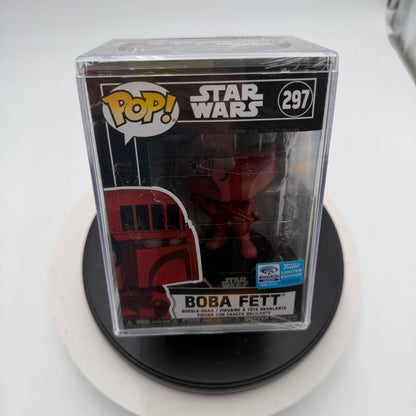 Funko Pop! Star Wars Boba Fett #297 2020 WonderCon Exclusive with Protector