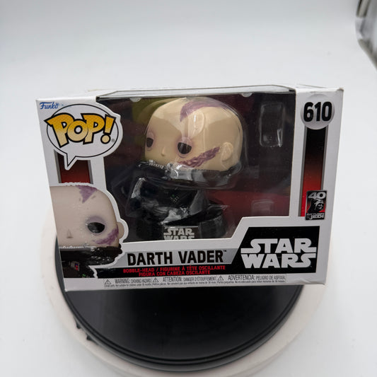 Funko Pop! Star Wars Return of the Jedi 40th Darth Vader (Unmasked) #610 Collectible Figure