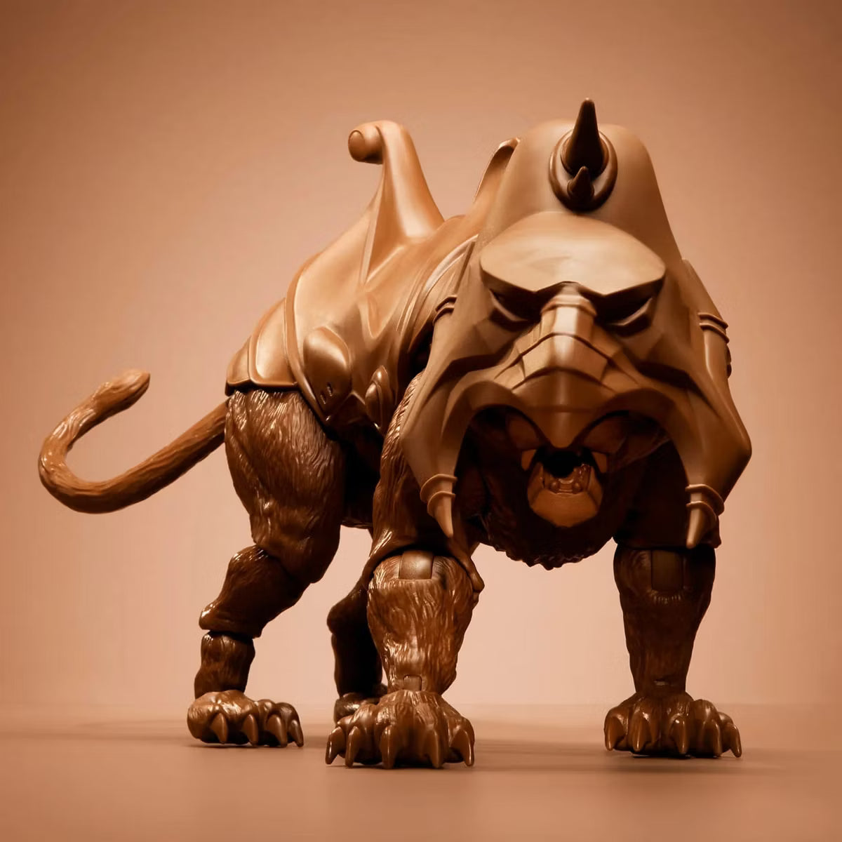Mattel Creations Virgil Abloh x MOTU Battle Cat Collector Figure HNV14-9993 Brown