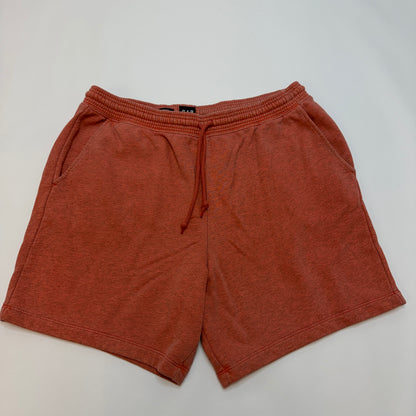 GAP Garment-Washed Fleece Sweat Shorts Orange Large Used