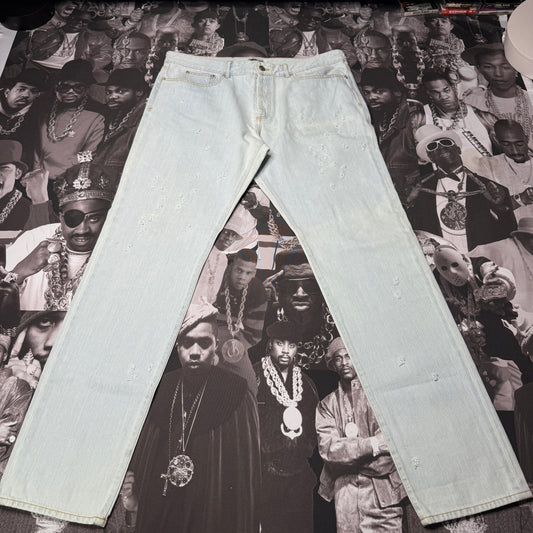 Givenchy Paris Mens Distressed 5 Pocket Jeans Size 40