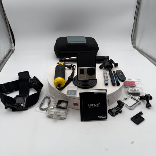 GoPro Hero3+ Action Camera Bundle- Silver
