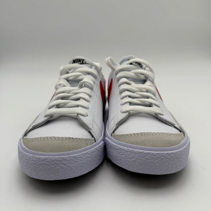 NWOB Nike Grade School Blazer Low '77 White Black Gym Red GS SIZE 4 DA4074-126