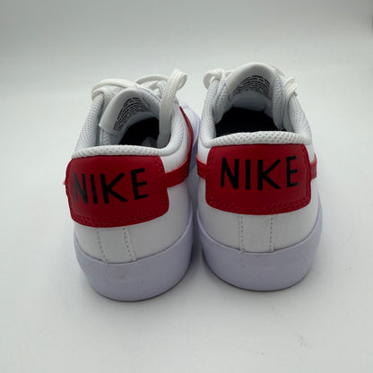 NWOB Nike Grade School Blazer Low '77 White Black Gym Red GS SIZE 4 DA4074-126