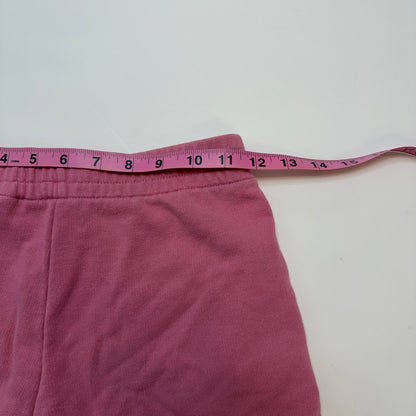 Gucci Kids Girls Pink Logo Spell Out GG Cotton Sweat Shorts Size 10