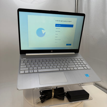 HP Laptop 15-dy2005tg 15-inch Intel Pentium Gold 8GB RAM 256GB Silver