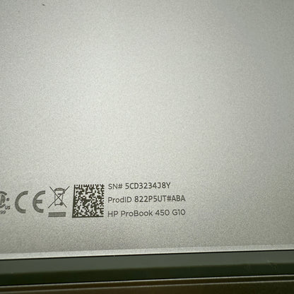 HP ProBook 450 G10 Laptop i7 16GB 512GB Silver Used - A