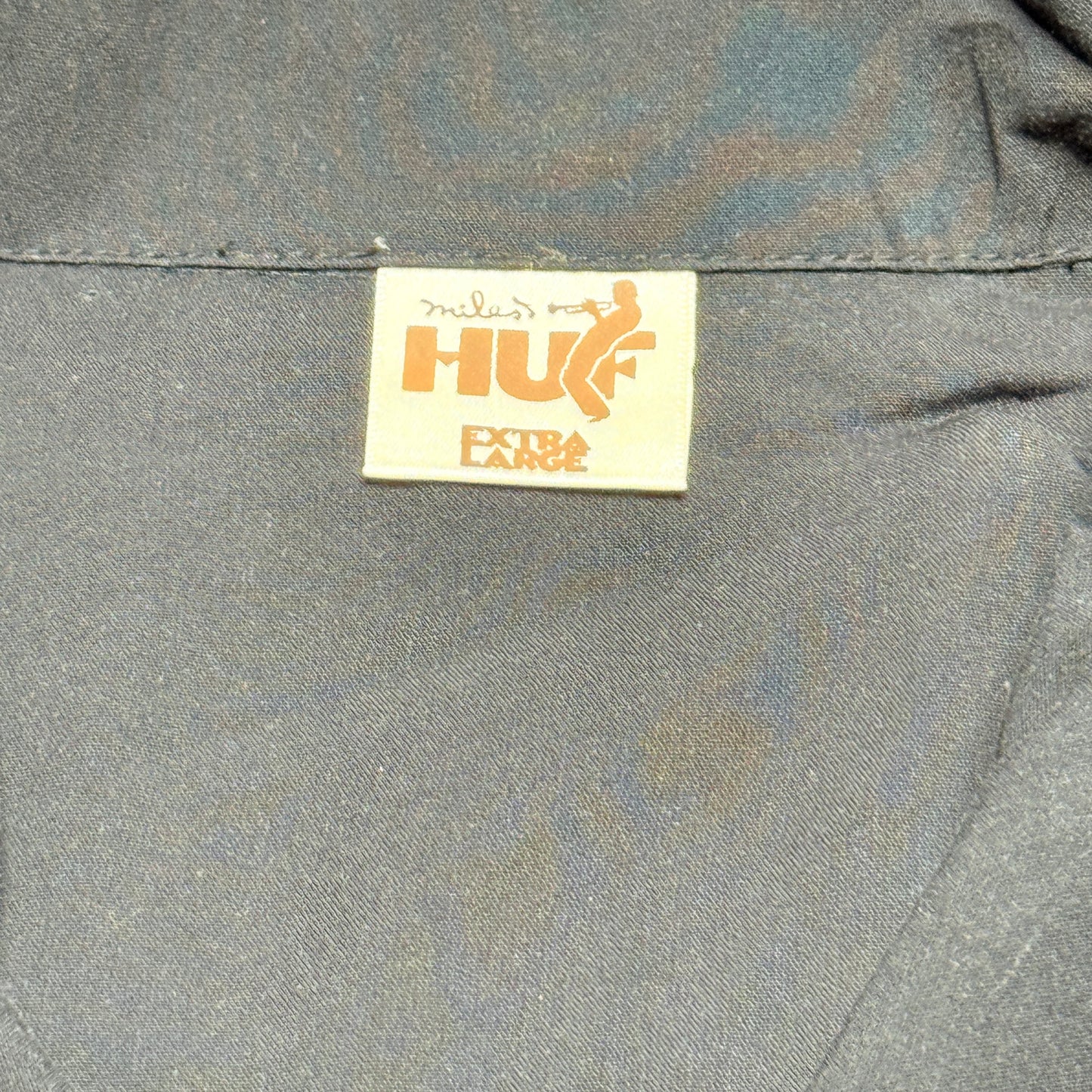 HUF x Miles Davis Yesternow S/S Woven Top size XL