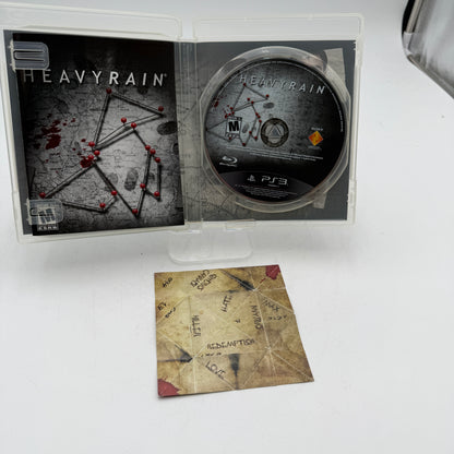 Heavy Rain for PlayStation 3 PS3 Complete with Case, Manual & Inserts