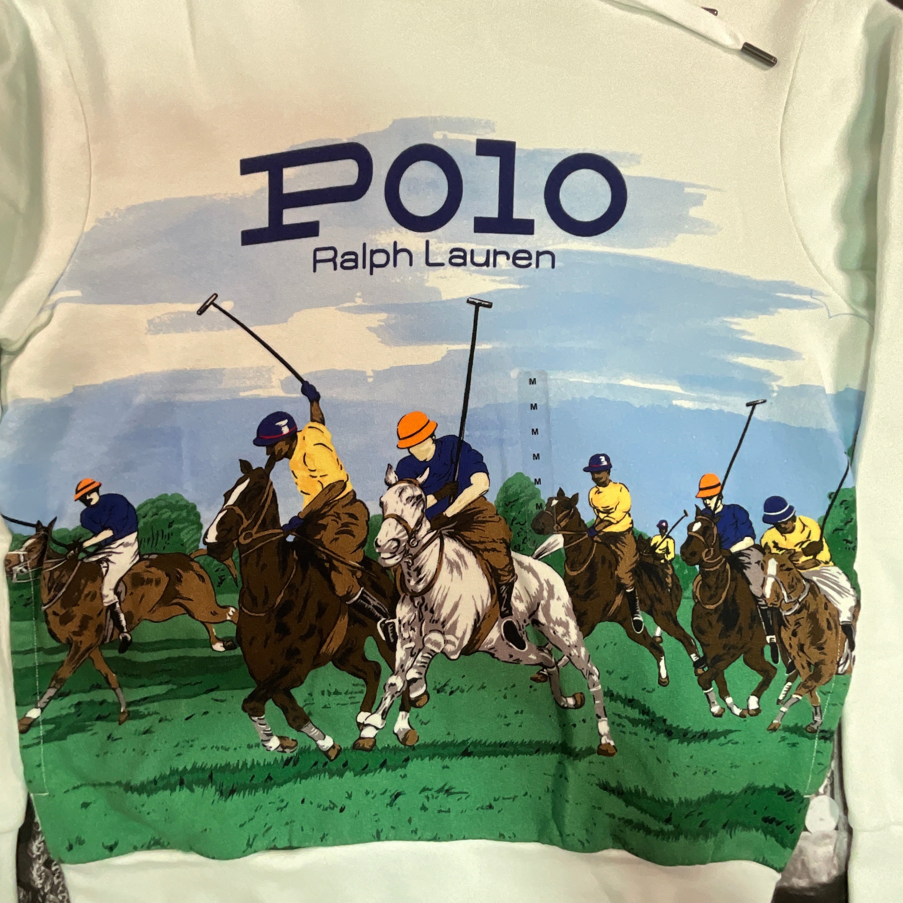 Polo Ralph 2024 Lauren Triple Horseman match Logo Embroidered Hoodie Sweatshirt XXL