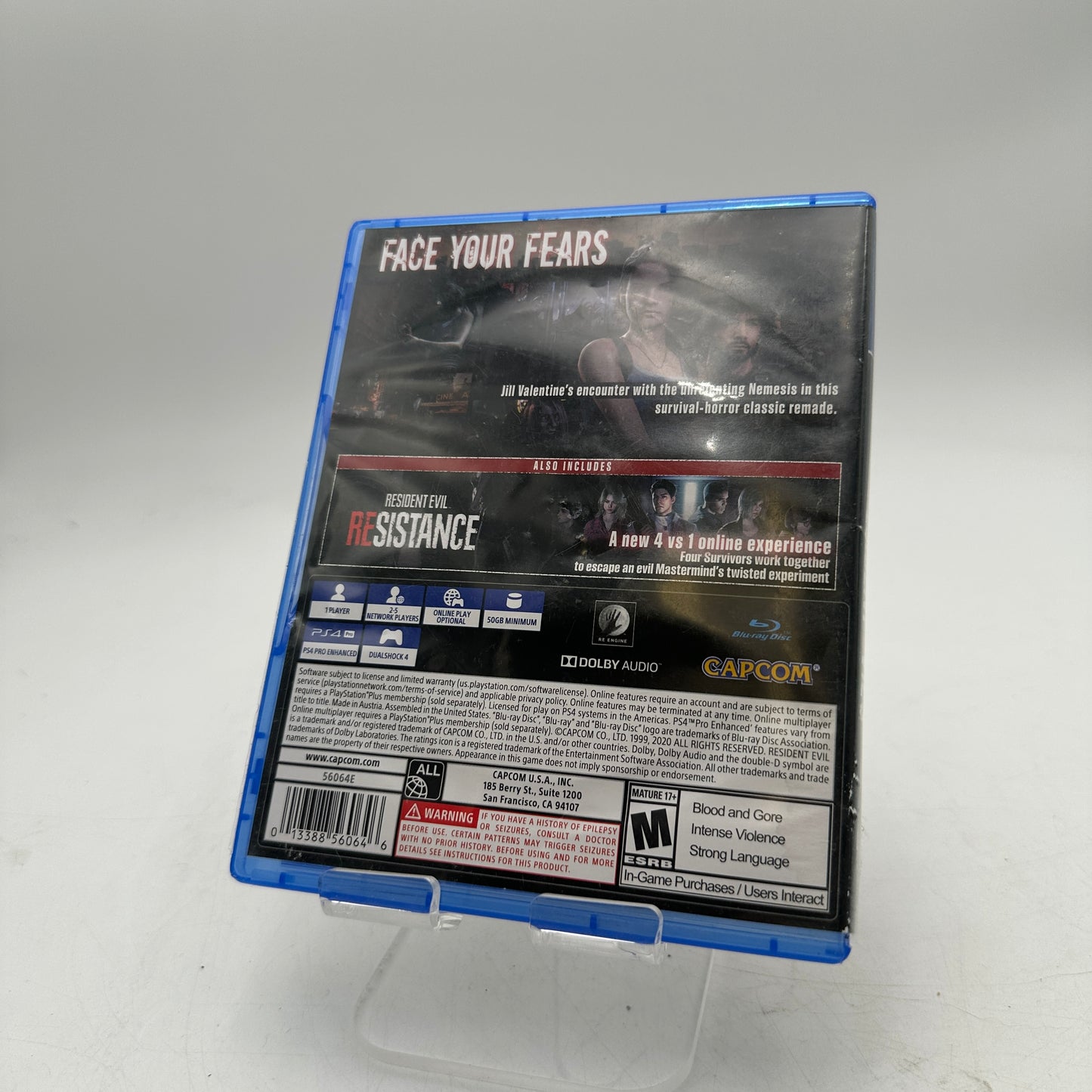 Resident Evil 3 PlayStation 4 CIB