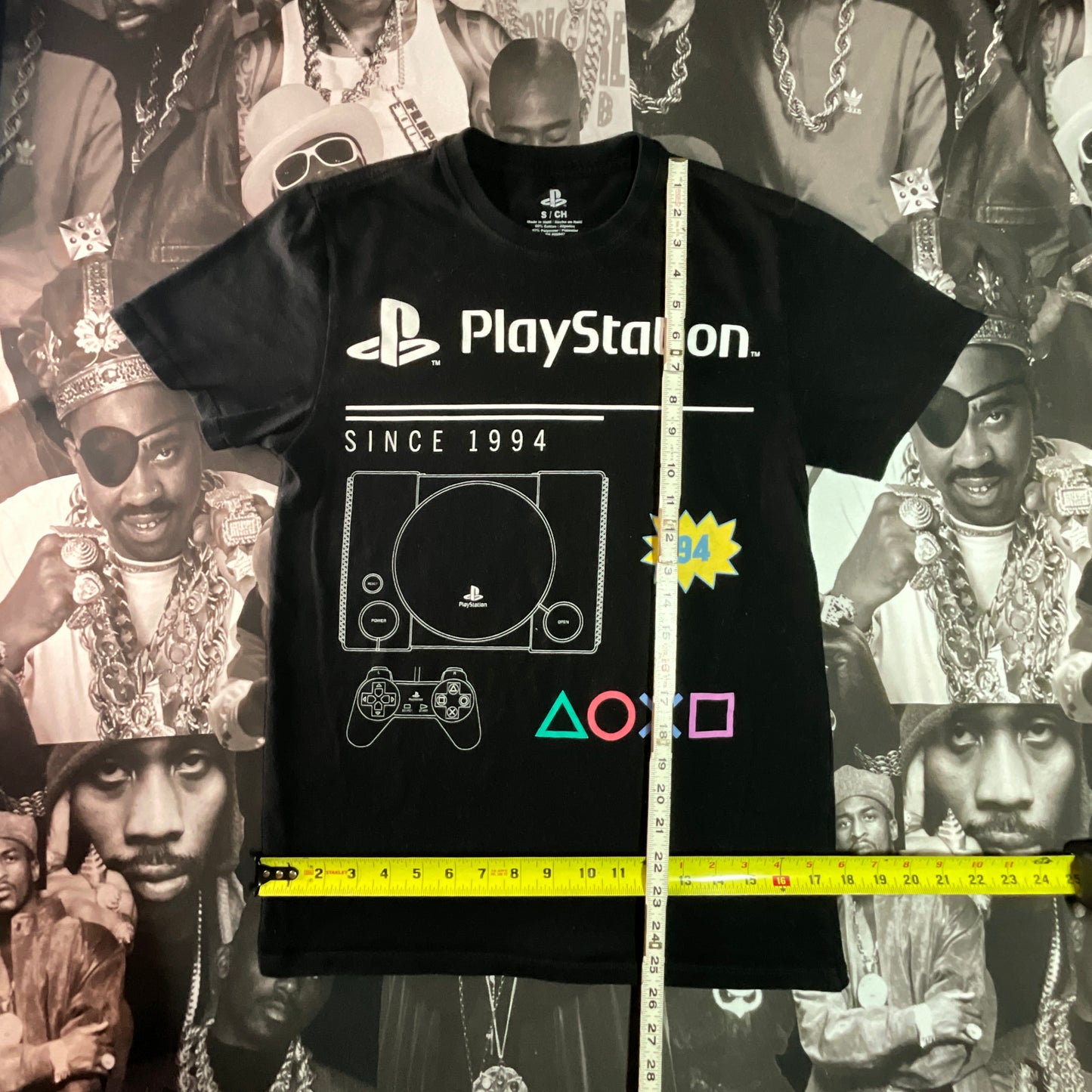 Retro 1994 Playstation Graphic Logo T-shirt Size Small