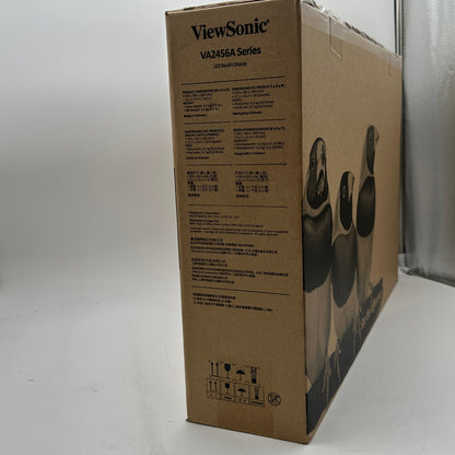 ViewSonic VA2456A-MHD-1B IPS LED 120Hz Frameless Monitor New in Box