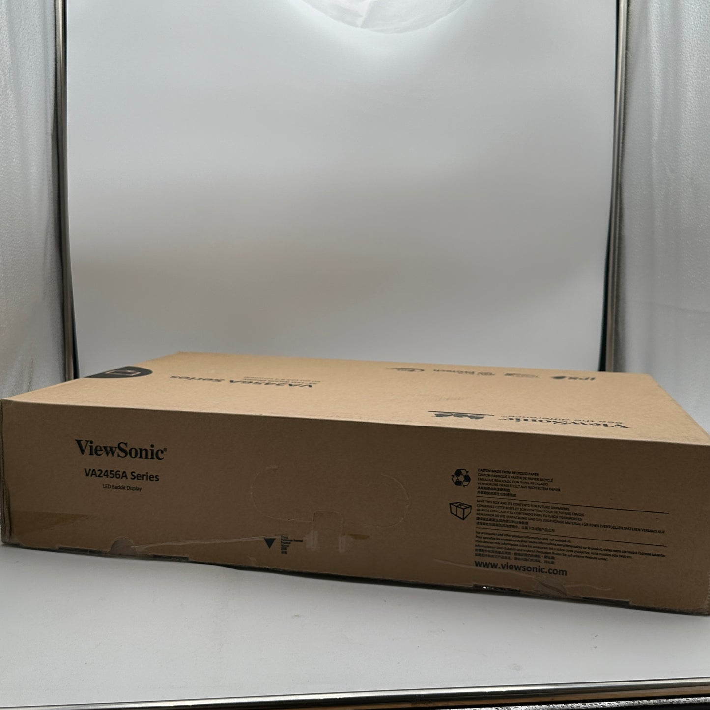ViewSonic VA2456A-MHD-1B IPS LED 120Hz Frameless Monitor New in Box