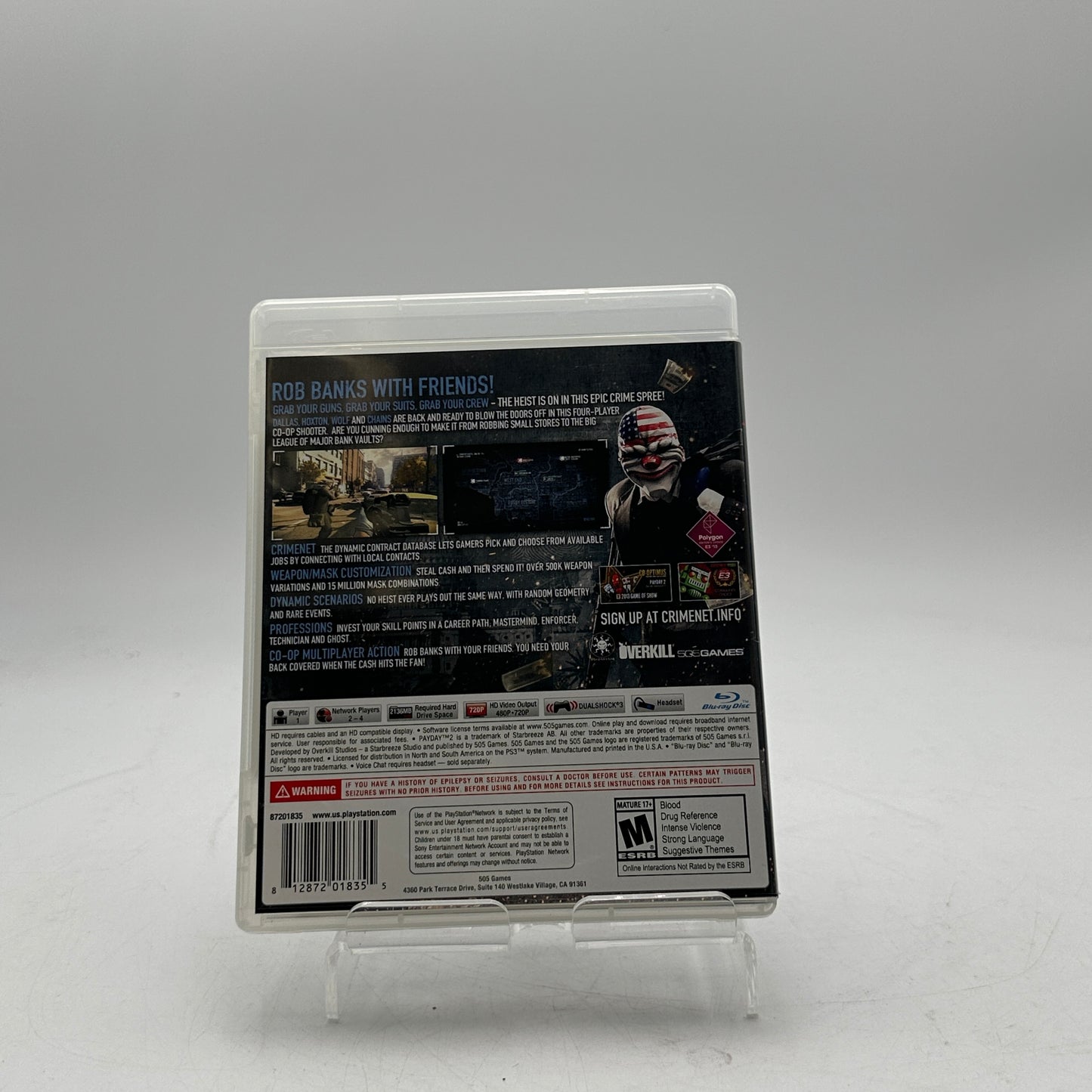 Payday 2: Safecracker Edition - PlayStation 3