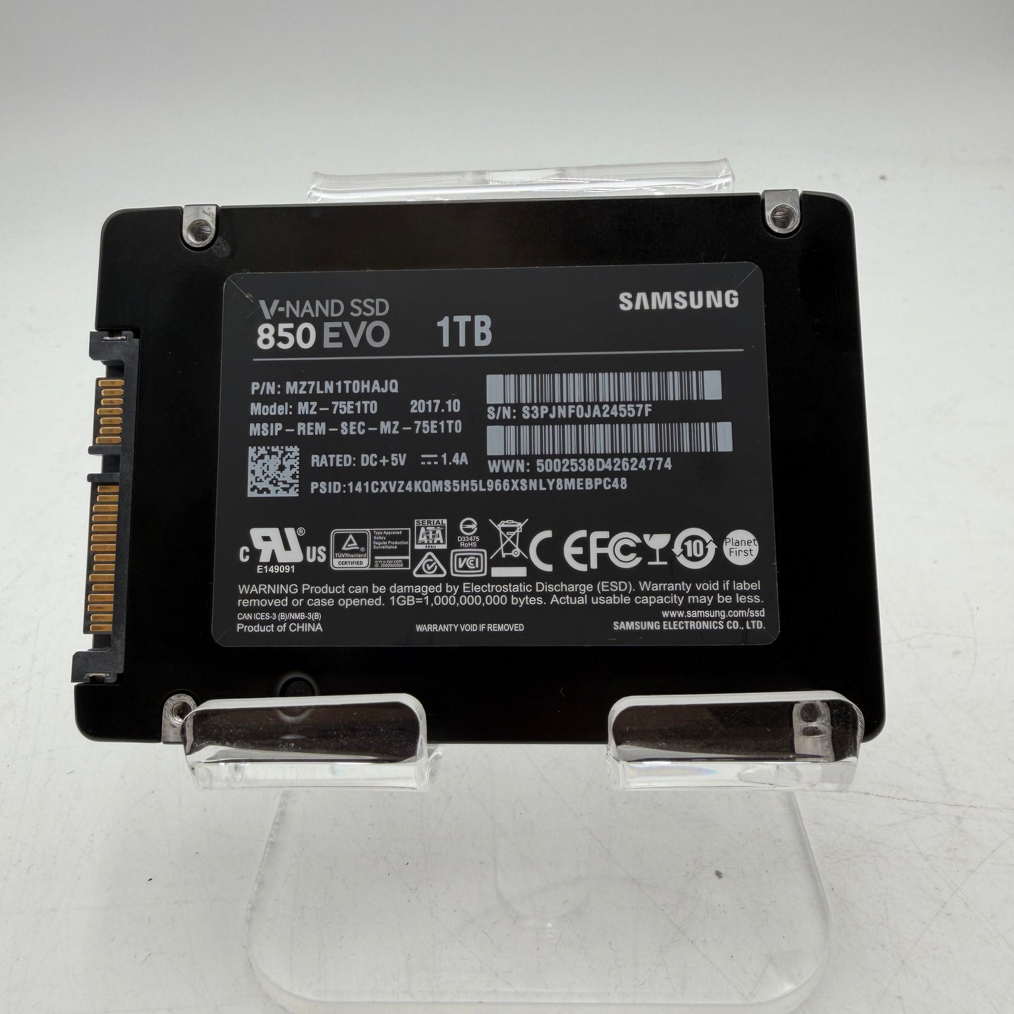 Samsung 850 EVO V-NAND SSD 1TB