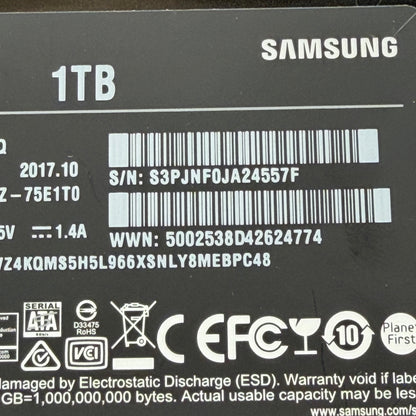 Samsung 850 EVO V-NAND SSD 1TB
