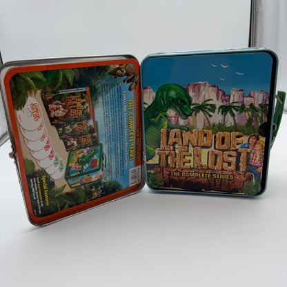Sid and Marty Krofft Land of the Lost Lunchbox with Seasons 1-3 DVDs - Green - Collectible