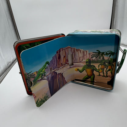 Sid and Marty Krofft Land of the Lost Lunchbox with Seasons 1-3 DVDs - Green - Collectible