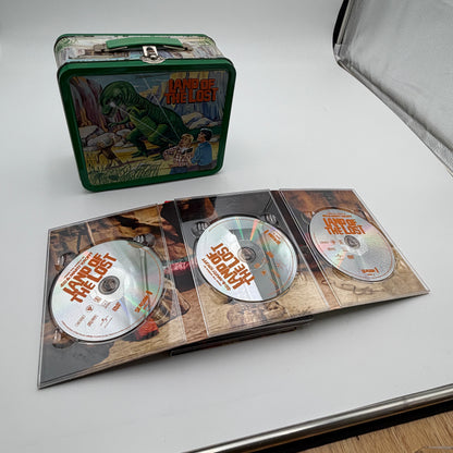 Sid and Marty Krofft Land of the Lost Lunchbox with Seasons 1-3 DVDs - Green - Collectible