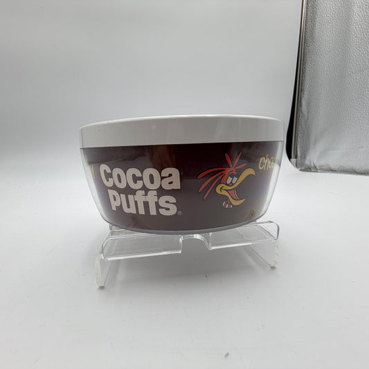 Thermo-Serv Cocoa Puffs Cereal Bowl 1970s Brown Collectible