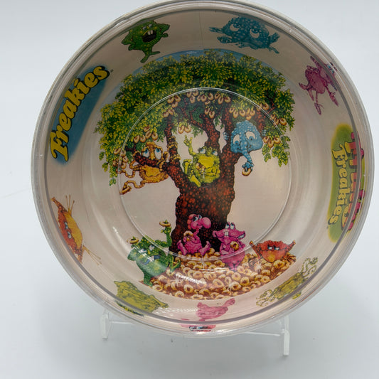 Ralston Fruity Freakies Cereal Bowl 1970s Collectible White Used