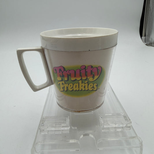 Flambeau Freakies Vintage Mug 1970s Collectible White Used A