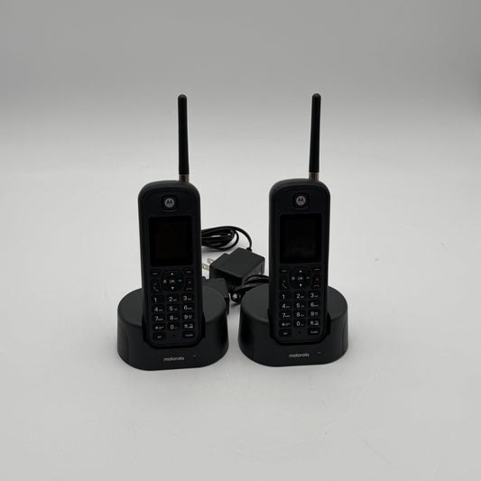 2 Motorola O2 Long Range Wireless Cordless Handset Phone ONLY