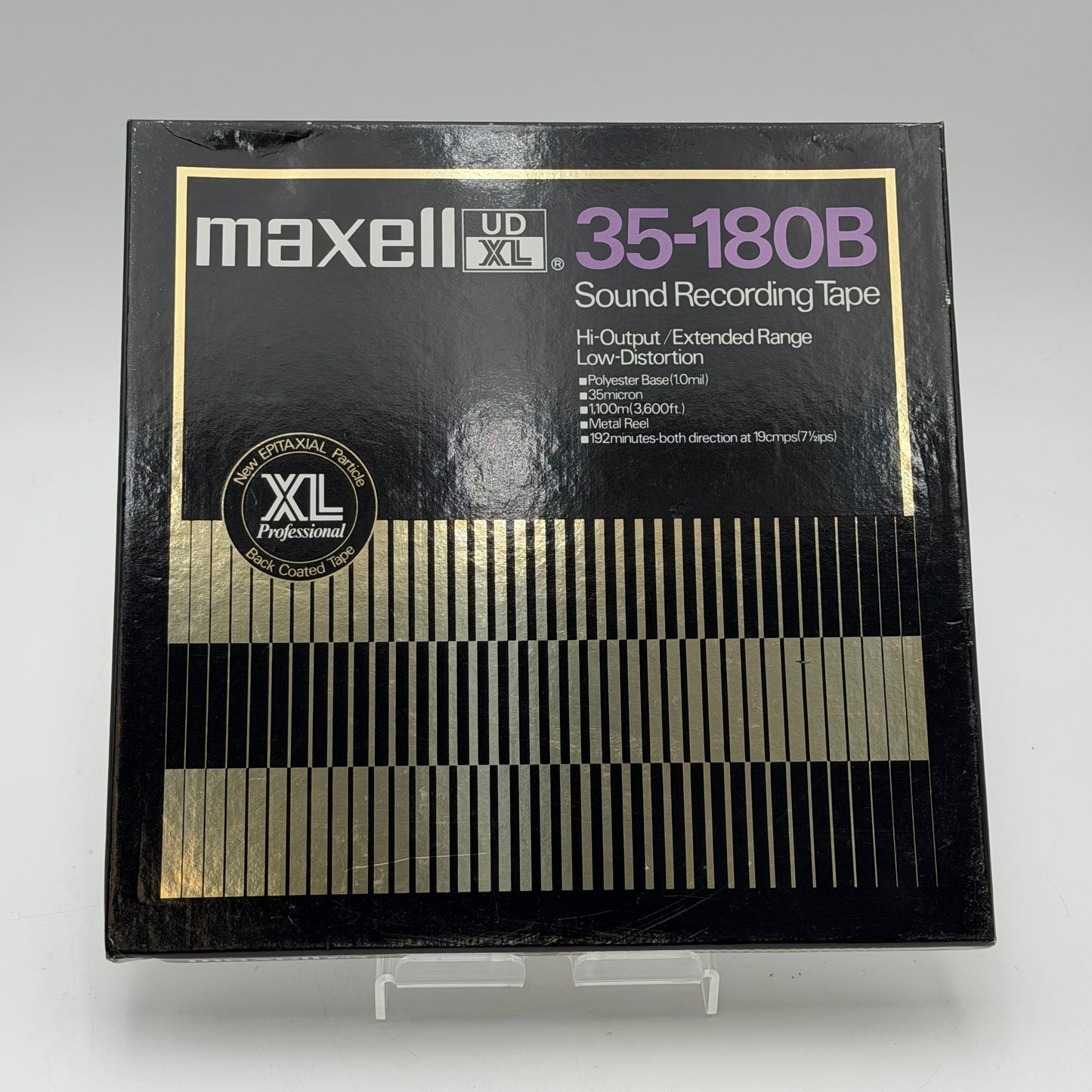Maxell UD XL 35-180B Sound Recording Tape Black Open Box