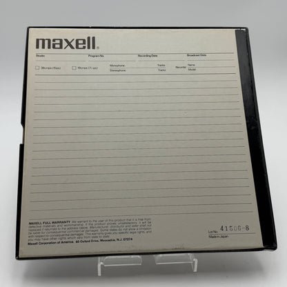 Maxell UD XL 35-180B Sound Recording Tape Black Open Box