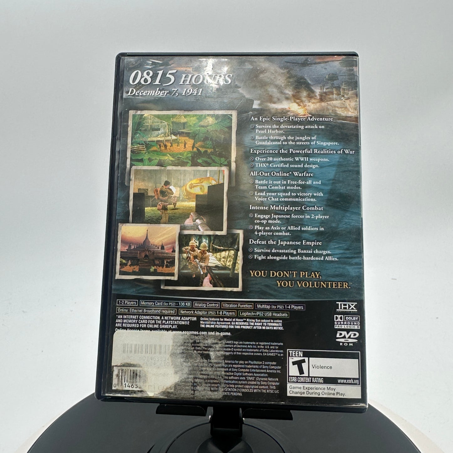 Medal of Honor Rising Sun PS2 CIB