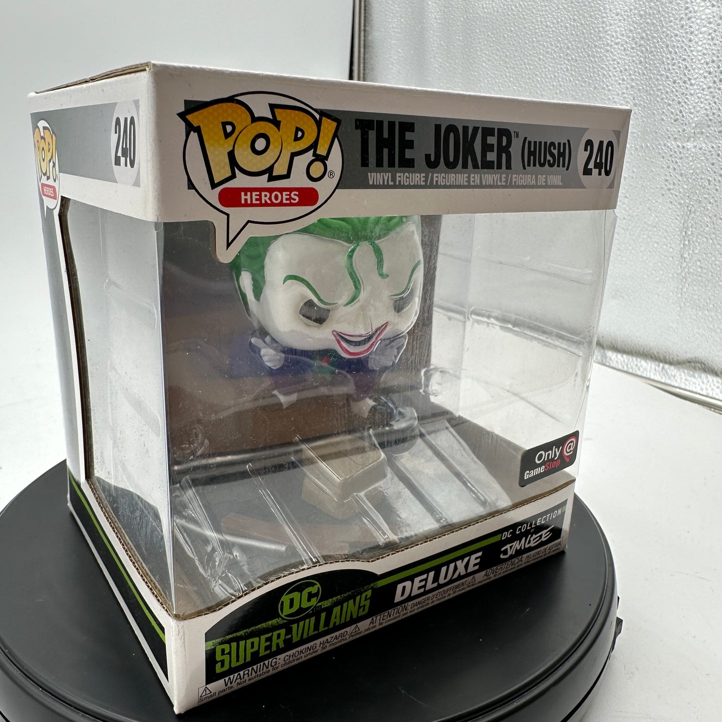 Funko POP! Jim Lee Deluxe #240 The Joker (Hush) GameStop Exclusive Collectible Figure