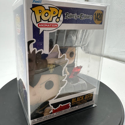 Funko Pop! Animation Black Clover Black Asta #1420 with Pop Protector
